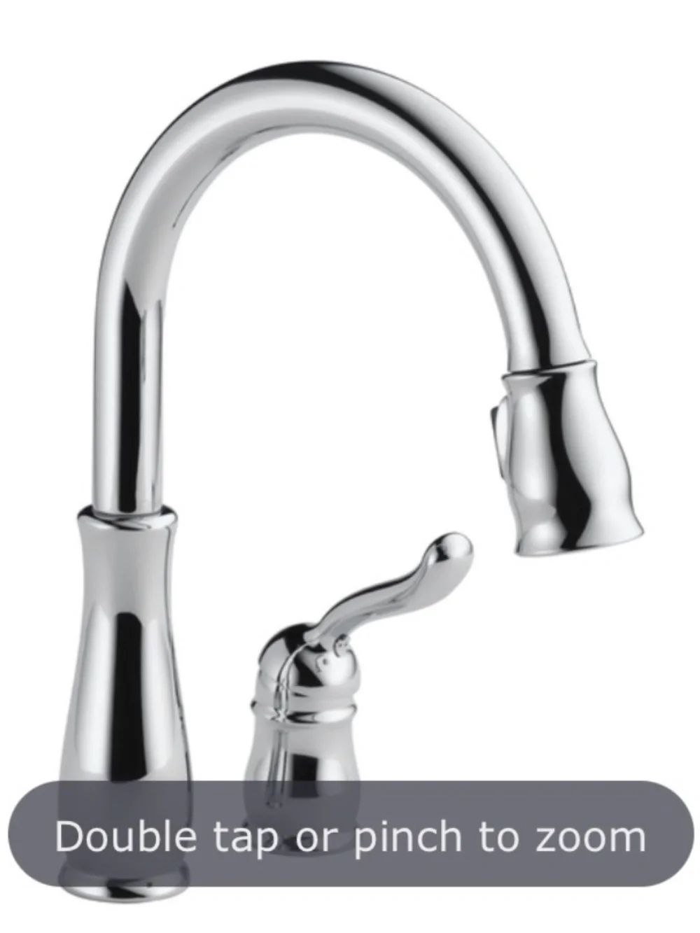 Delta Leland Chrome Kitchen Faucet with Pull Down Sprayer NIB